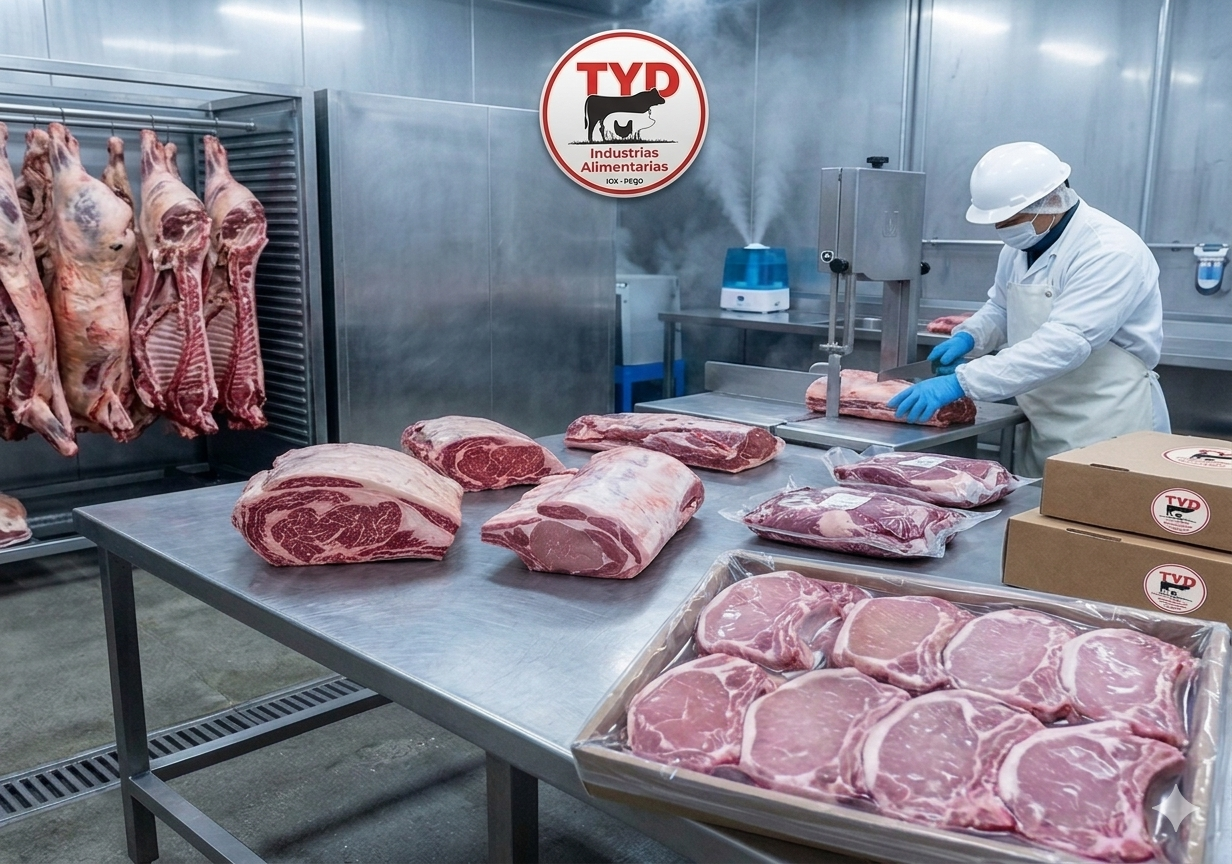 Cámara de frío y cortes de carne T y D